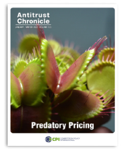 Antitrust Chronicle<sup>®</sup> – Predatory Pricing