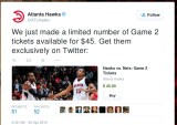 Atlanta Hawks Sell Their First Tickets Via Twitter