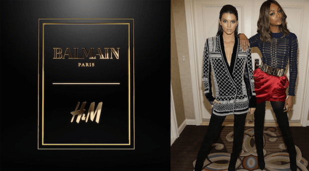 Balmain, H&M And The Rise Of Fauxture