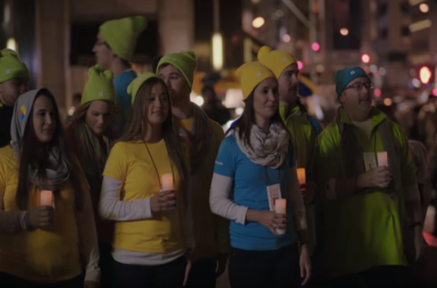 Microsoft Brings And Sings The Love To Apple