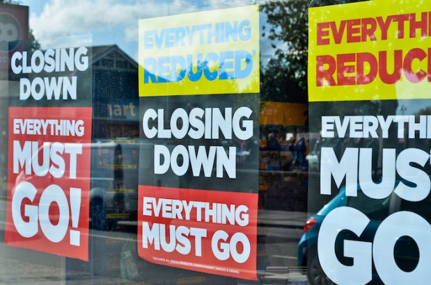 Retailers are going bankrupt.