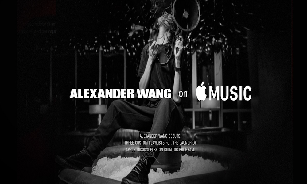 The music streaming service is partnering with top-label fashion designers to introduce custom playlists that are curated by them.