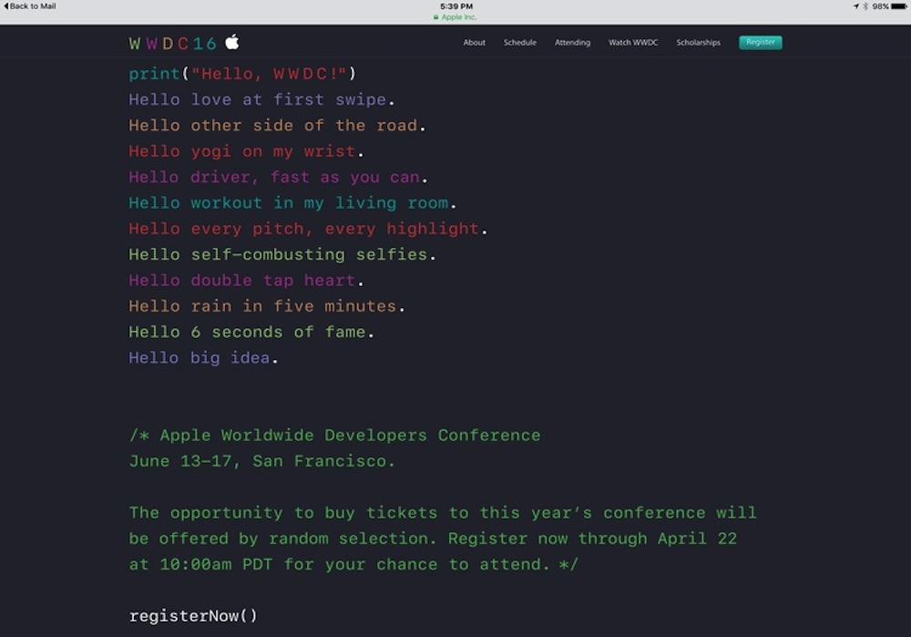 The WWDC Preview: No Hardware But Maybe A New Use For Apple Pay