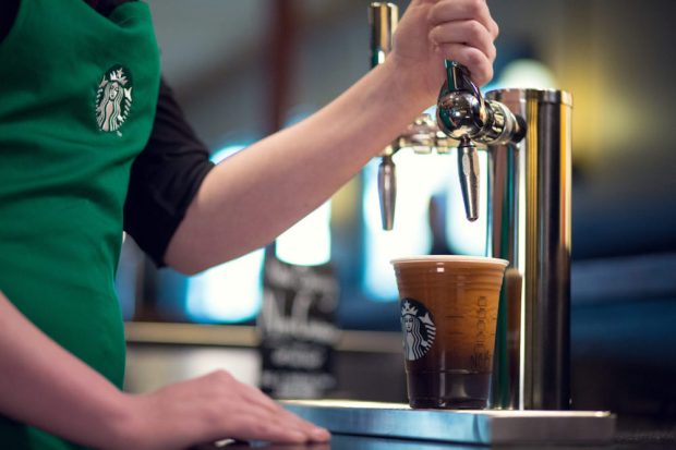 Starbucks is planning to give its cold brew coffee a slightly sour and effervescent upgrade by pumping it out of beer taps.