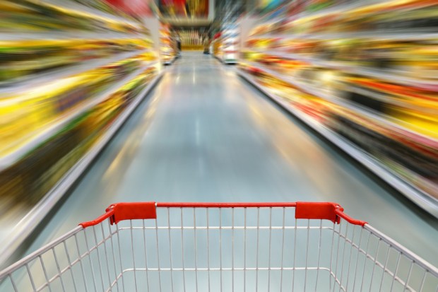 Pushing heavy carts across Walmart stores might soon be a thing of past.