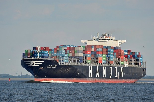 Post-Bankruptcy Hanjin Starts Unloading In Long Beach