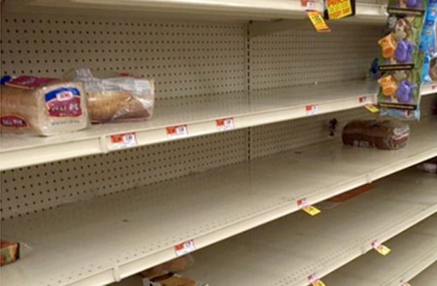 Grocery Stores Decimated In Preparation For Hurricane Matthew