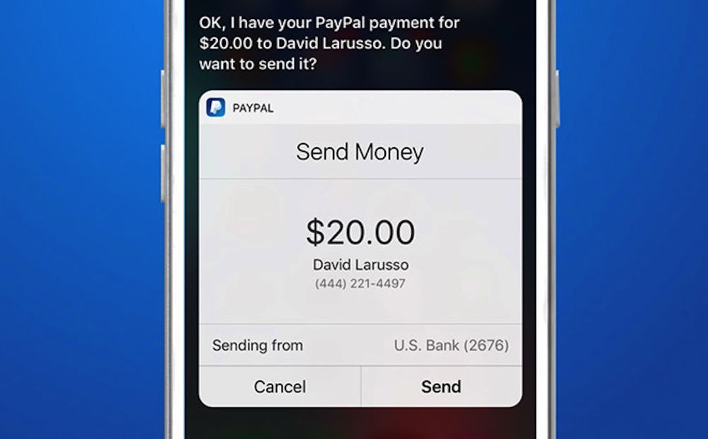 PayPal Gives Users Siri For Christmas