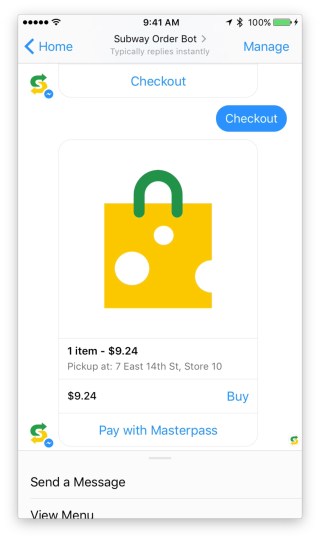 Mastercard’s New Commerce Chatbots Roll Out At F8