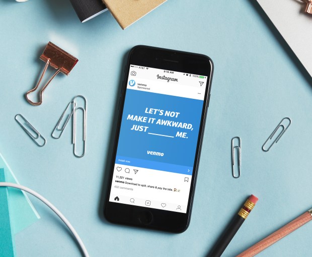 Just _______ Me: Venmo Launches New Branding Campaign