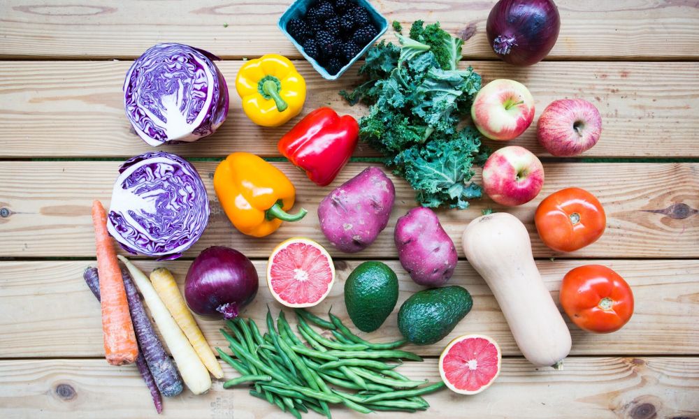 vegetables and fruit