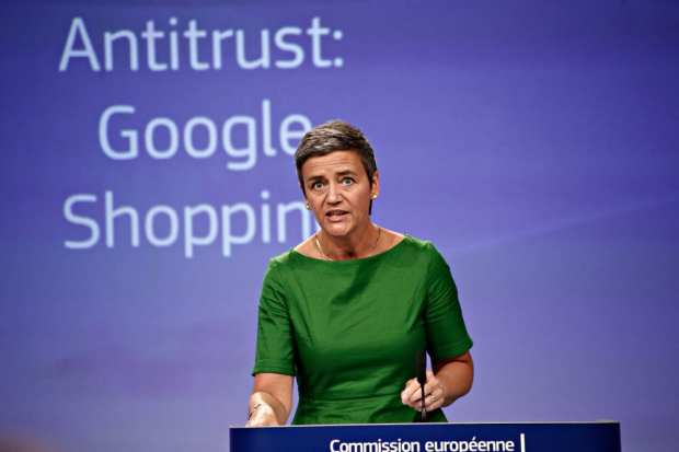EU Antitrust Chief Against Dismantling Tech Cos