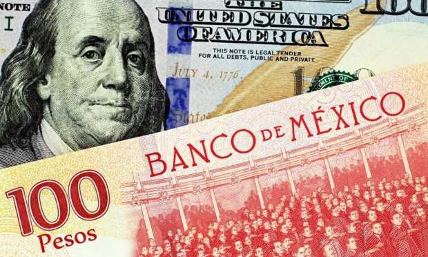 U.S. and Mexico currency