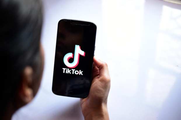 TikTok on smartphone