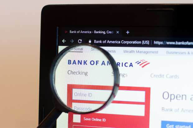 Bank of America online