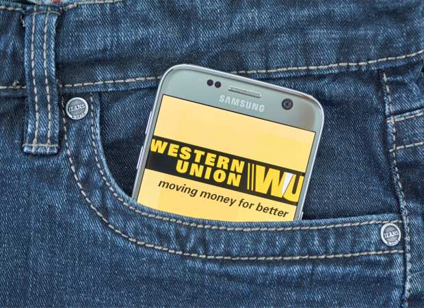 Western Union on smartphone
