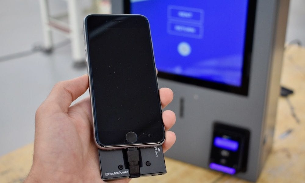 Smartphone Charger Kiosks Vie To Make Stadium Lineups