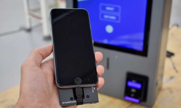 Smartphone Charger Kiosks Vie To Make Stadium Lineups