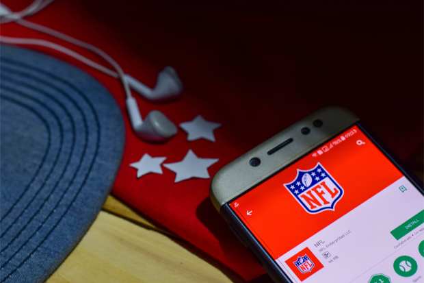 NFL on smartphone