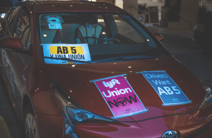 california, labor, legislation, AB5, gig economy, uber, lyft, contractors