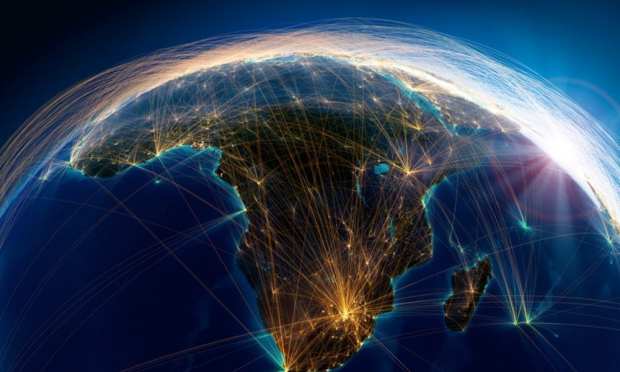 Earth Africa global connections
