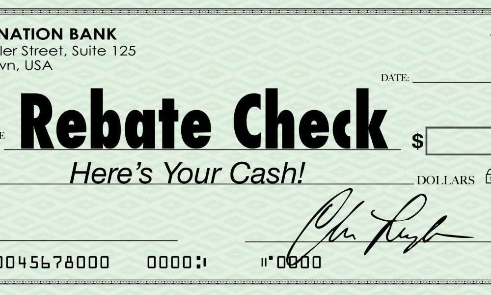 rebate check