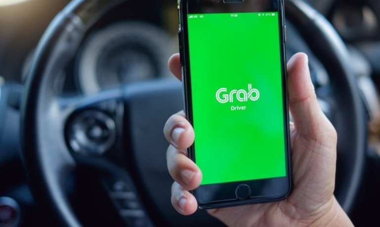 Grab rideshare app