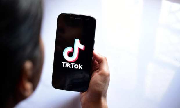TikTk app on phone