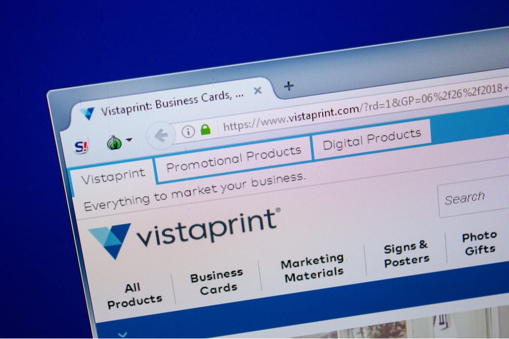 vistaprint personal cards