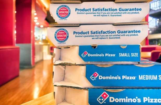 Domino's Pizza boxes