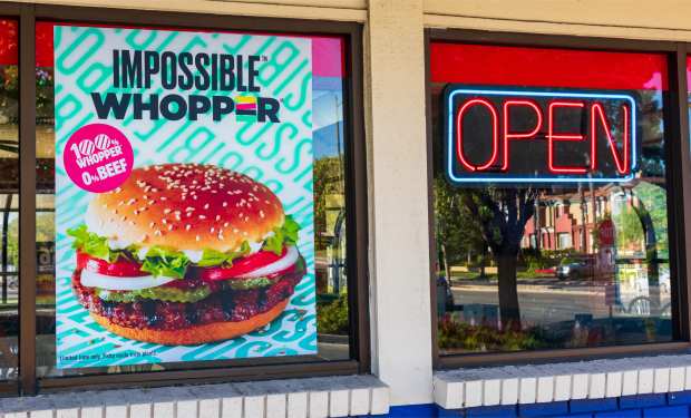 Burger King Impossible Whopper sign