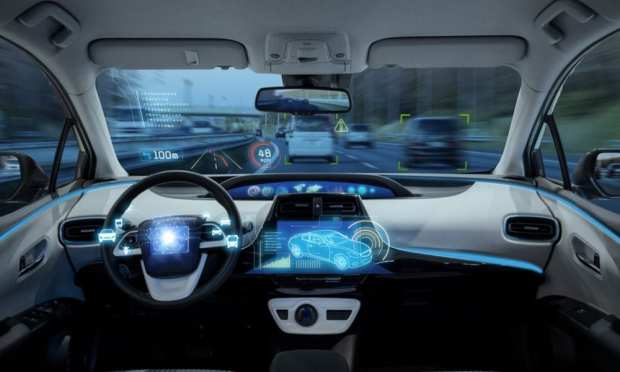 autonomous car interior