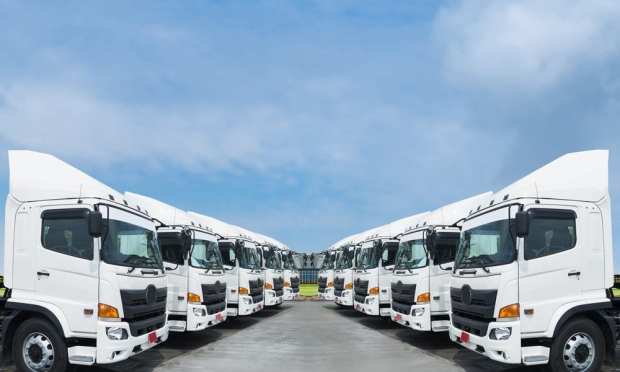 fleet of trucks