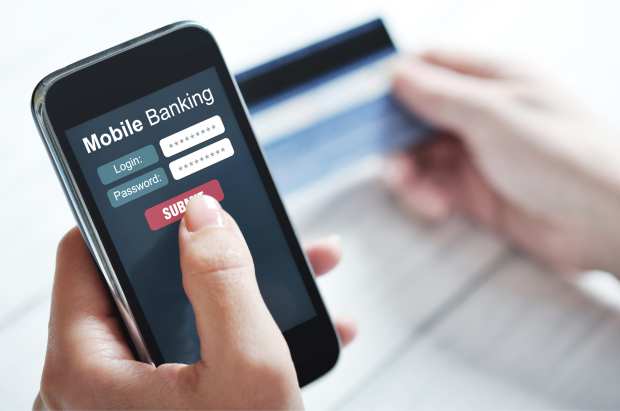 mobile banking smartphone
