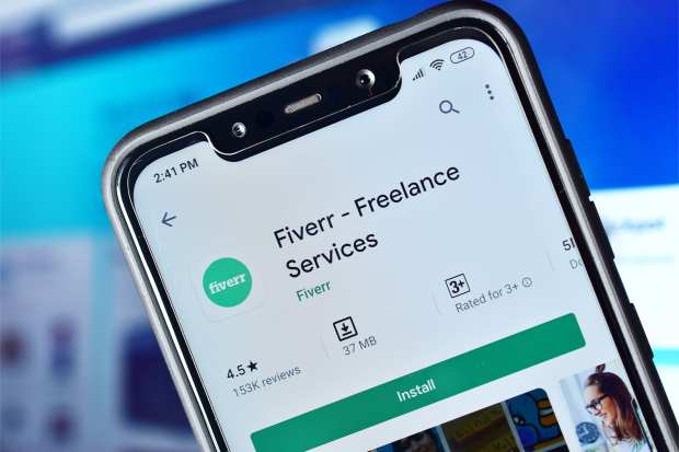 Fiverr freelance services app