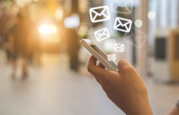 email marketing on smartphone