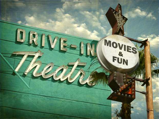 Drive-In Theatre sign