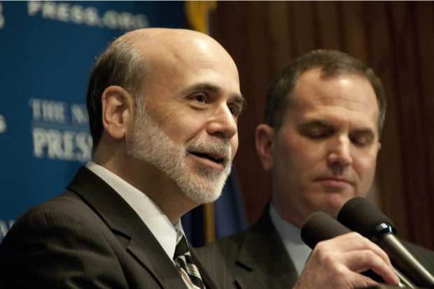 Ex Fed Head Bernanke: Recession Will Be Short