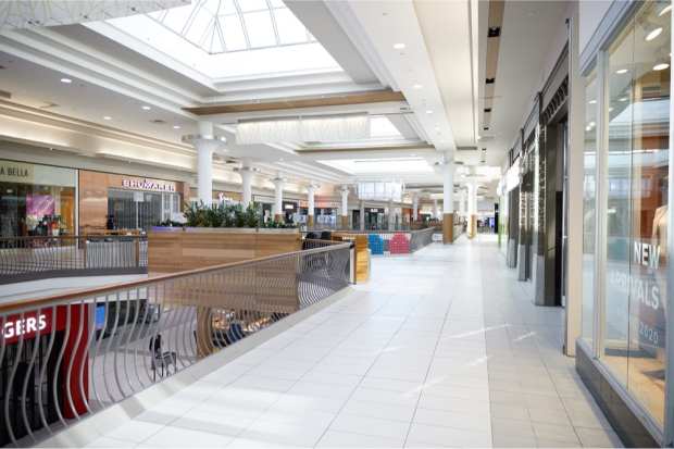 empty shopping mall