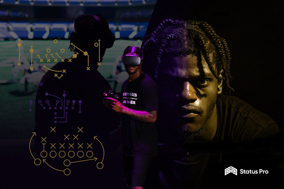 Lamar Jackson Lights Up VR Gaming