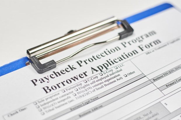 Paycheck Protection Program loan application