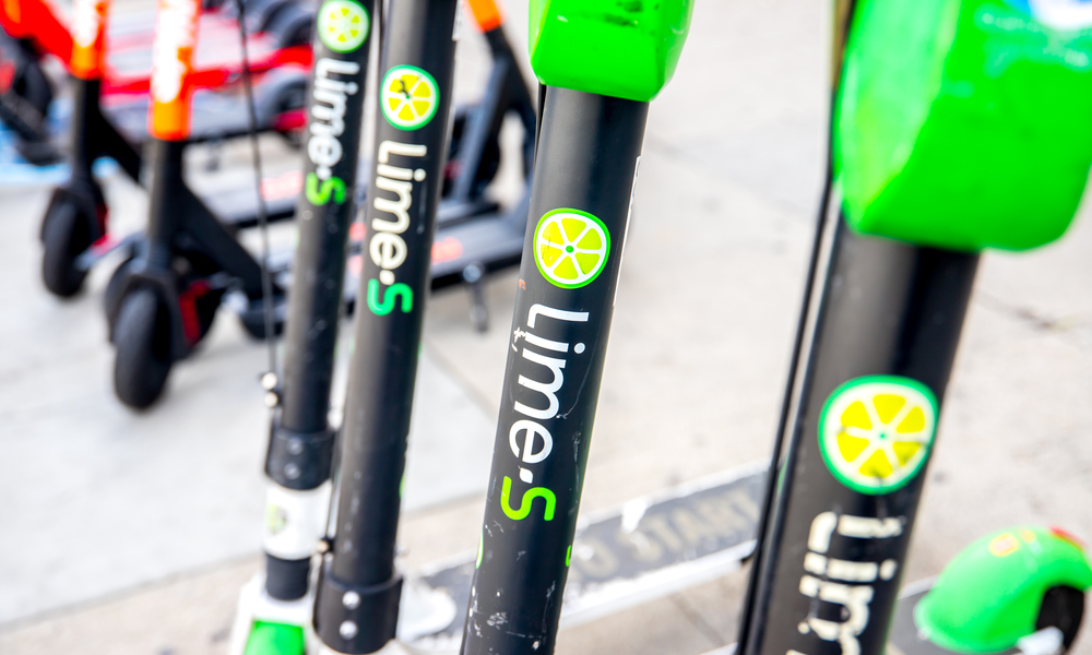 lime bikes uber
