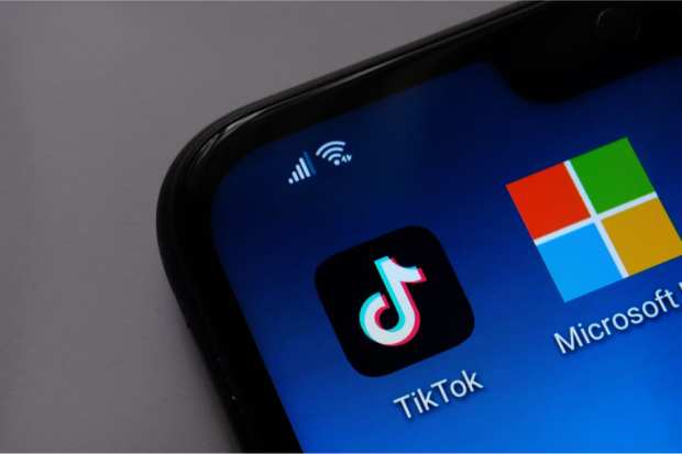 TikTok and Microsoft apps