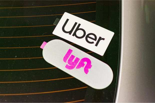 Uber and Lyft decals