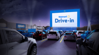 Walmart Parking Lots Become Free Drive-In Movie Theaters