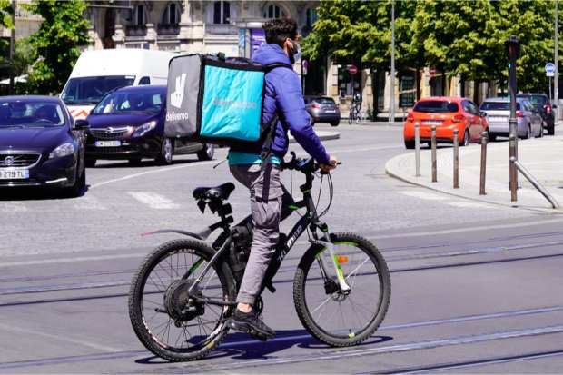 bicycle food delivery France