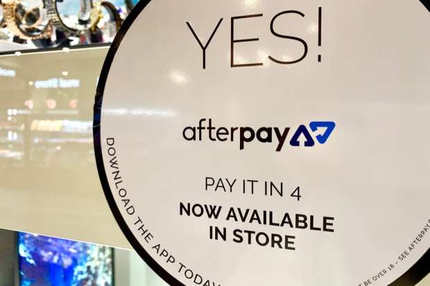Afterpay pay it in 4 sign