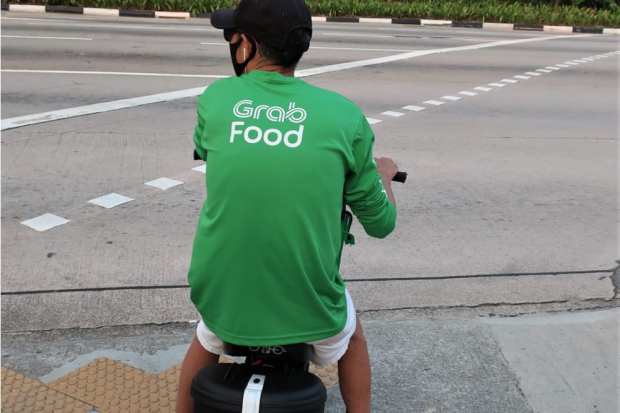 grab, food, delivery, pandemic, earnings, singapore