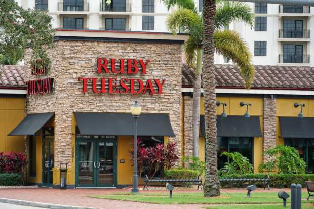 Ruby Tuesday Files For Bankruptcy, Will Close 185 Locations