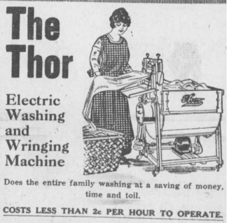 Image source: https://commons.wikimedia.org/wiki/File:The_Thor_Electric_Washing_and_Wringing_Machine_(captioned_advertisement).jpg